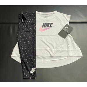 NWT Nike Glitter Tunic & Leggings Set Baby Girls size 18M